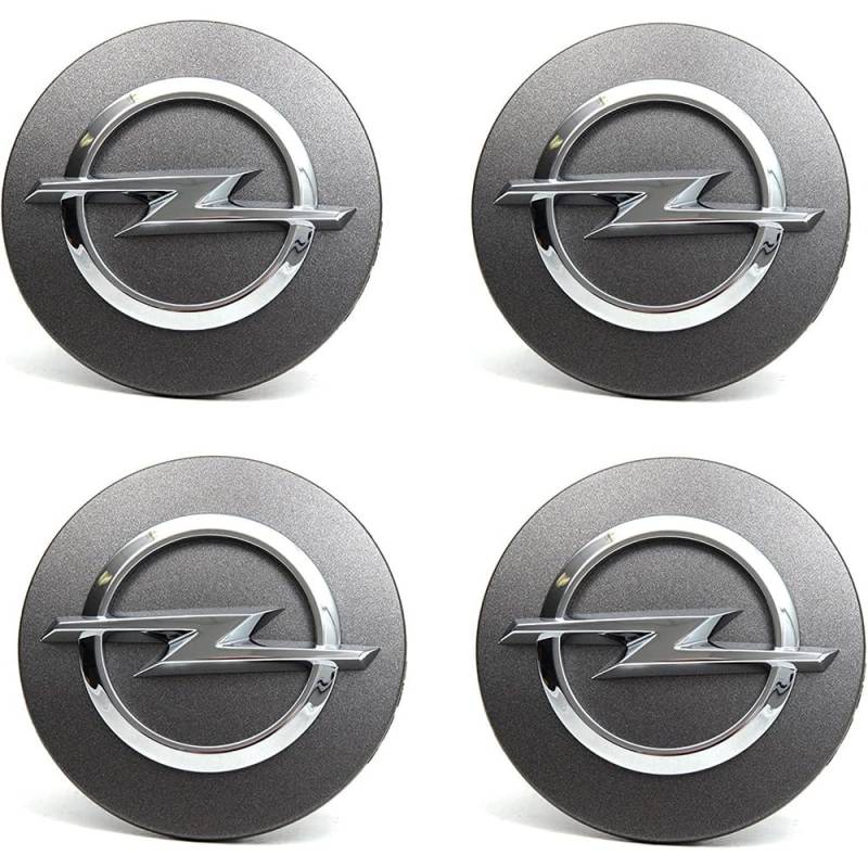 ZYYUUJ 4 Stück Auto Radnabenkappen für OPEL Astra J 59mm Radkappen Nabendeckel Radnabenabdeckung Nabenkappen Felgendeckel Felgenkappen Radnaben Nabenabdeckung von ZYYUUJ