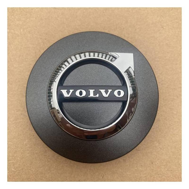 ZYYUUJ 4 Stück Auto Radnabenkappen für Volvo S40 S60 S80L XC60 XC90 60mm Radkappen Nabendeckel Radnabenabdeckung Nabenkappen Felgendeckel Felgenkappen Radnaben Nabenabdeckung von ZYYUUJ