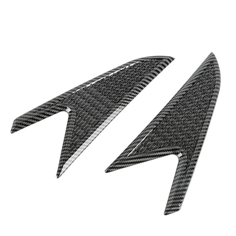 ZZLOWJSN 1 Paar Auto Air Outlets Flanke Spoiler Dekorative Aufkleber Abdeckung Seite Körper modifiziert Zubehör(ABS Carbon Look) von ZZLOWJSN