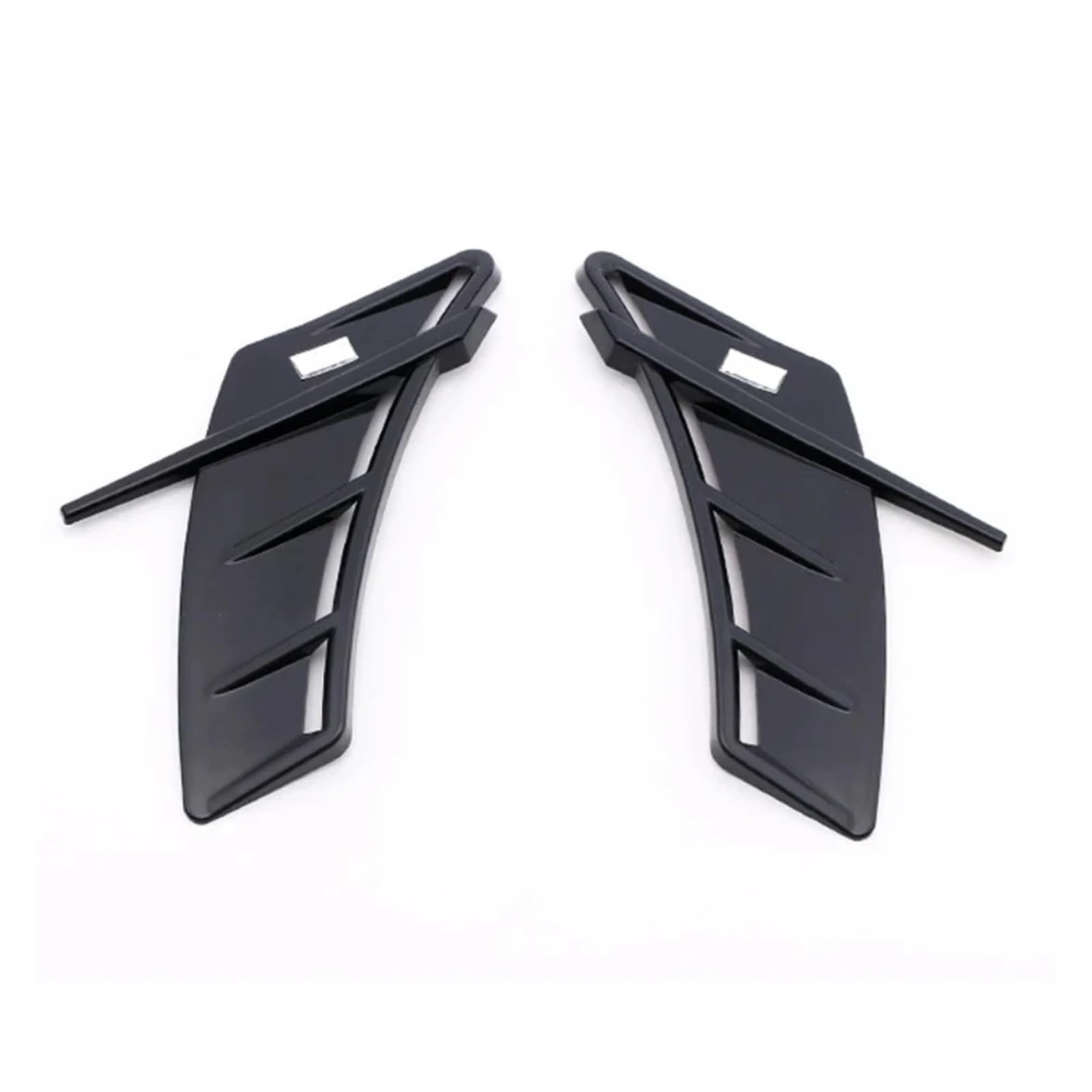 ZZLOWJSN Auto Air Vent Side Fender Aufkleber kompatibel for Audi ABT RS3 RS4 RS5 RS6 A6 C6 C5 A1 A3 8P A4 B8 B6 A5 A7 A8 Q5 Q7 TT R8(Carbon Fiber Look) von ZZLOWJSN