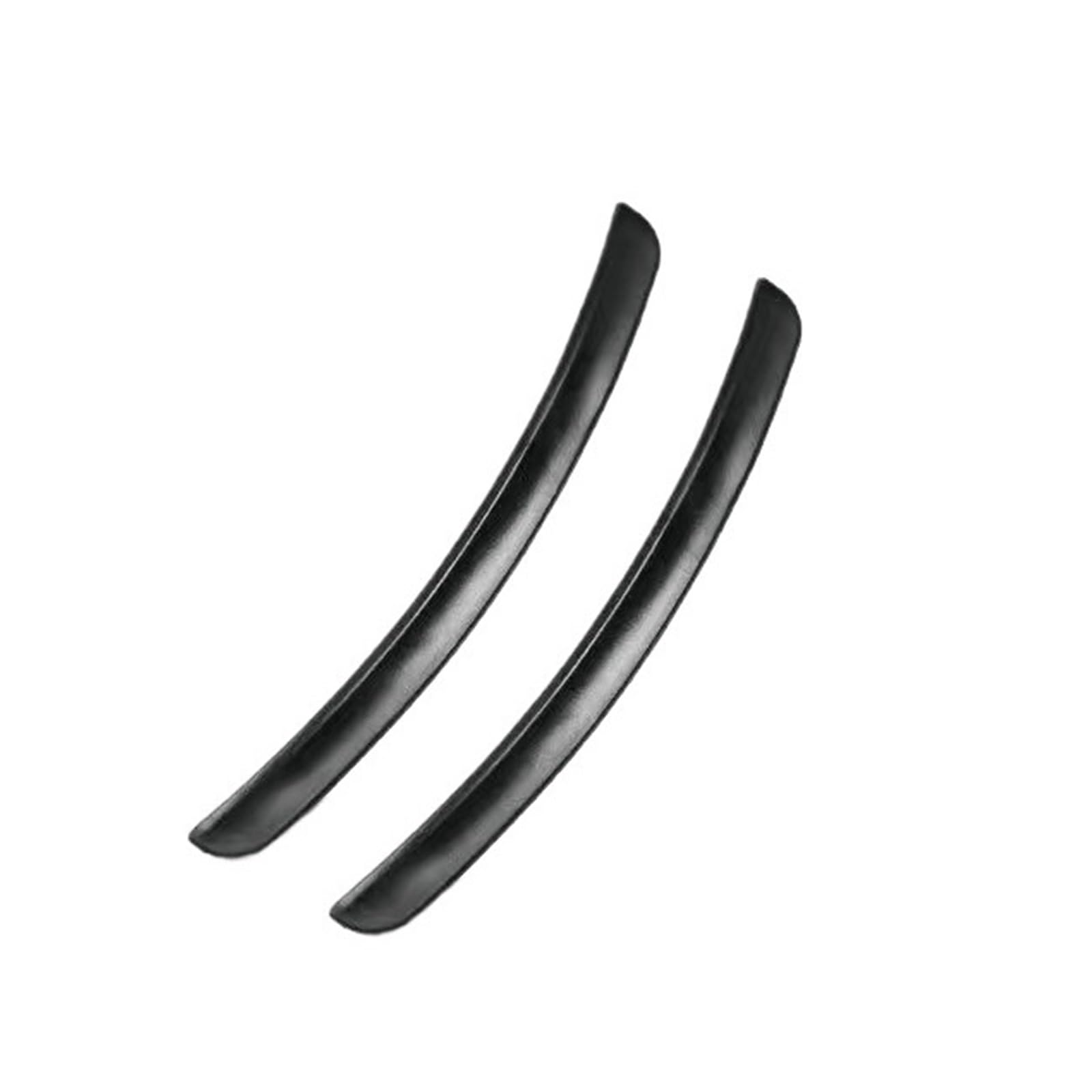 ZZLOWJSN Auto Aufkleber Kotflügel Vents Schutz Abdeckung Anti-Scratch Streifen Schmutzfänger Auto Zubehör(Black 2pcs) von ZZLOWJSN