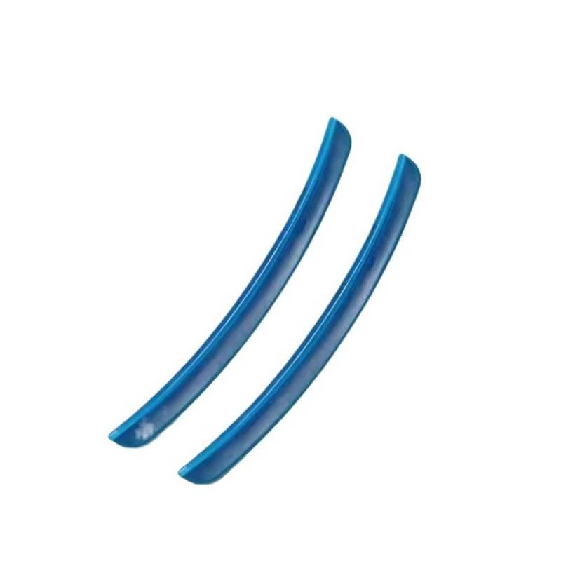 ZZLOWJSN Auto Aufkleber Kotflügel Vents Schutz Abdeckung Anti-Scratch Streifen Schmutzfänger Auto Zubehör(Blue 2pcs) von ZZLOWJSN