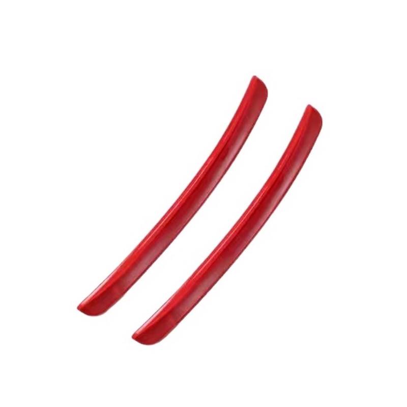 ZZLOWJSN Auto Aufkleber Kotflügel Vents Schutz Abdeckung Anti-Scratch Streifen Schmutzfänger Auto Zubehör(Red 2pcs) von ZZLOWJSN