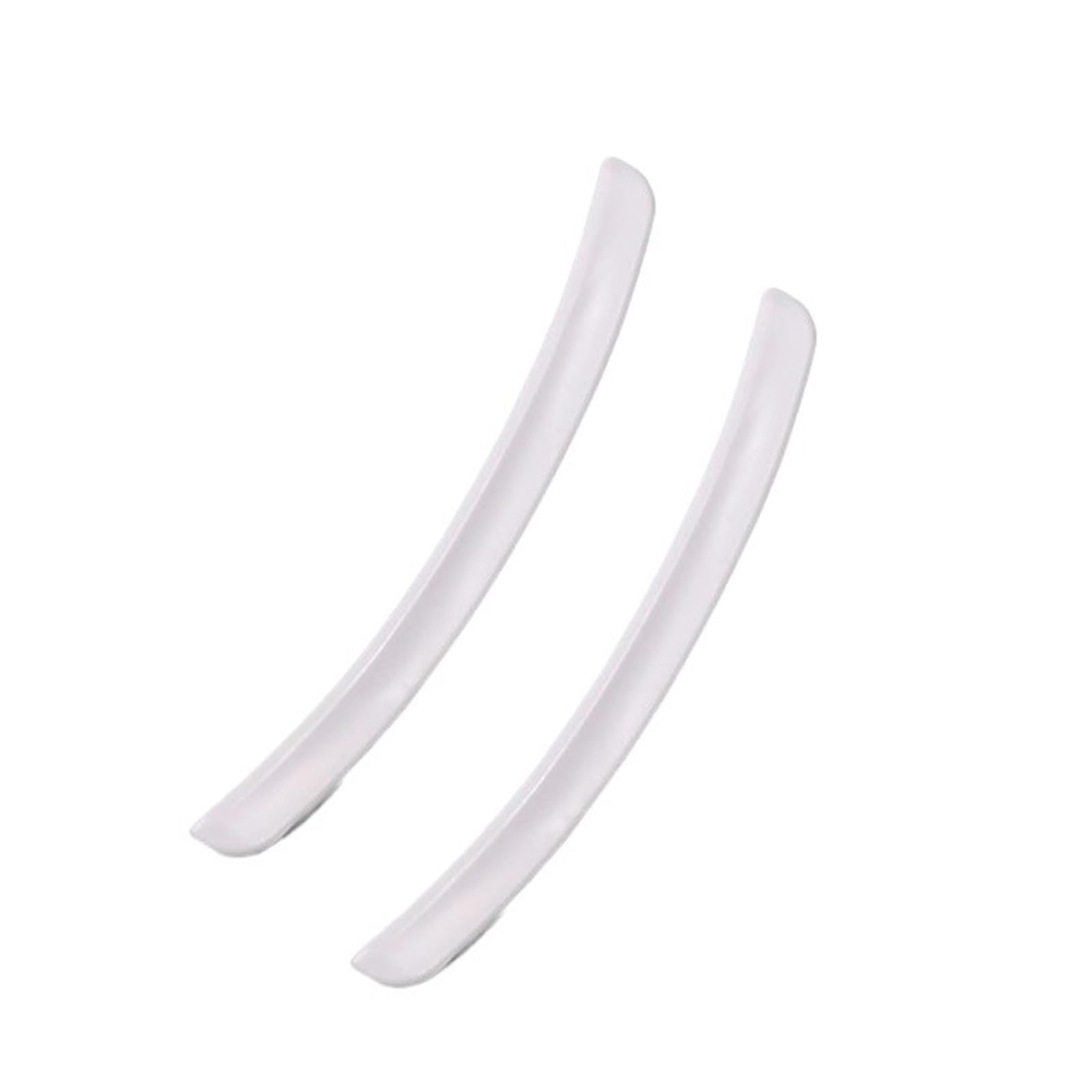 ZZLOWJSN Auto Aufkleber Kotflügel Vents Schutz Abdeckung Anti-Scratch Streifen Schmutzfänger Auto Zubehör(White 2pcs) von ZZLOWJSN