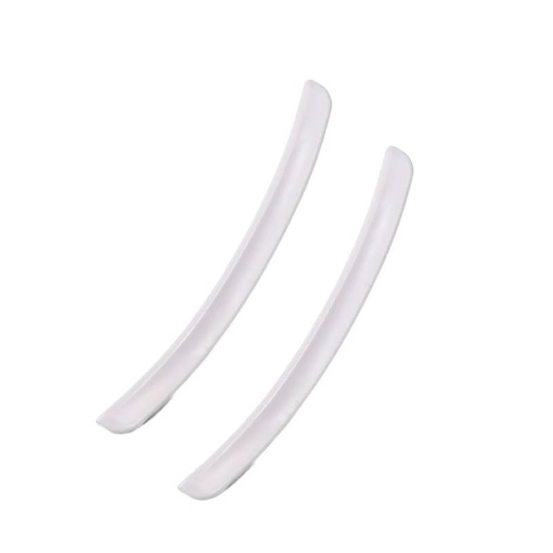 ZZLOWJSN Auto Aufkleber Kotflügel Vents Schutz Abdeckung Anti-Scratch Streifen Schmutzfänger Auto Zubehör(White 2pcs) von ZZLOWJSN
