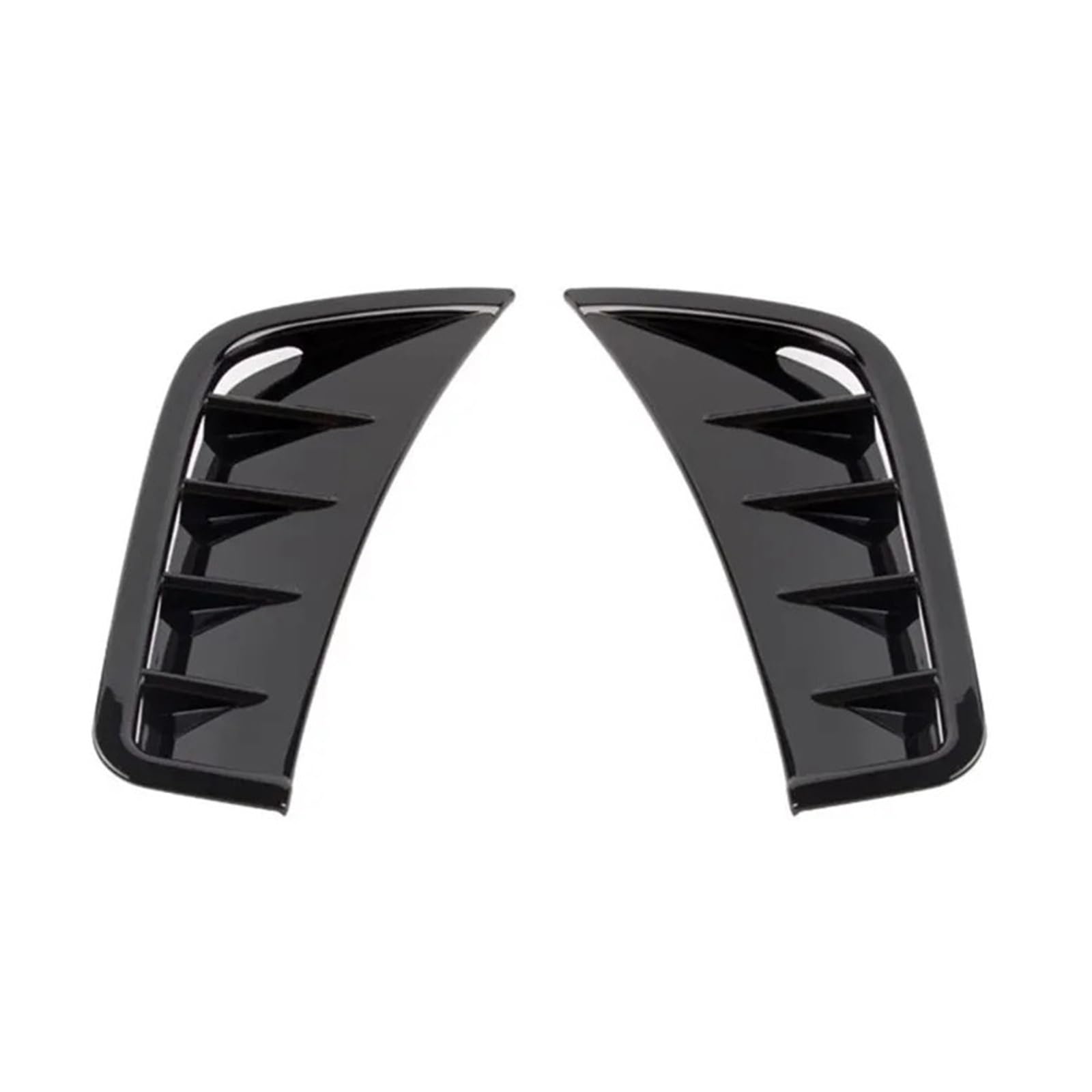 ZZLOWJSN Auto Front Stoßstange Seite Spoiler Splitter Abdeckung Kompatibel for Mercedes Benz GLC W253 2020 2021 2022 Flanke Lufteinlass Wind Messer(Type 2) von ZZLOWJSN