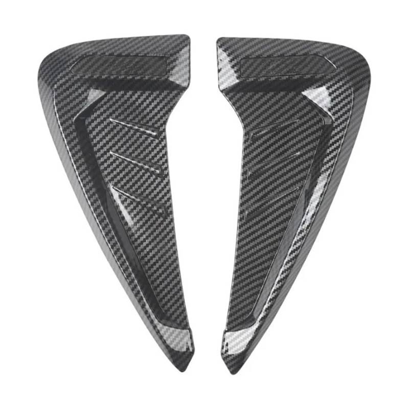 ZZLOWJSN Auto Haifischkiemen Aufkleber Seitenkotflügel Entlüftungshaube Luftauslässe Aufkleber Kompatibel for BYD Song Qin Han Dekorationsänderung(Carbon Fiber Look) von ZZLOWJSN