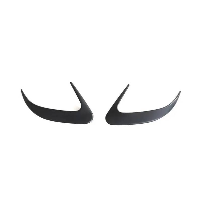 ZZLOWJSN Auto Heckstoßstange Seitenentlüftungsleisten Aufkleber Canards Kompatibel for Mercedes Benz W218 CLS-Klasse Limousine 4 Türer 2015-2017(Matte Black FRP) von ZZLOWJSN