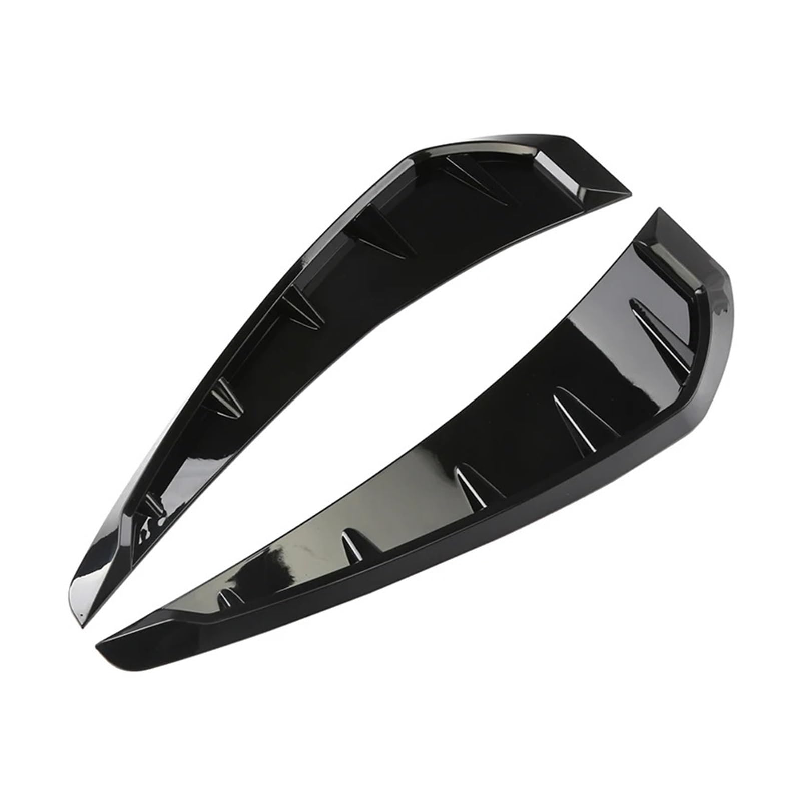 ZZLOWJSN Auto Kotflügel Seite Air Vent Abdeckung Trim Modifizierte Kiemen Dekorative Stick(7014 Black) von ZZLOWJSN