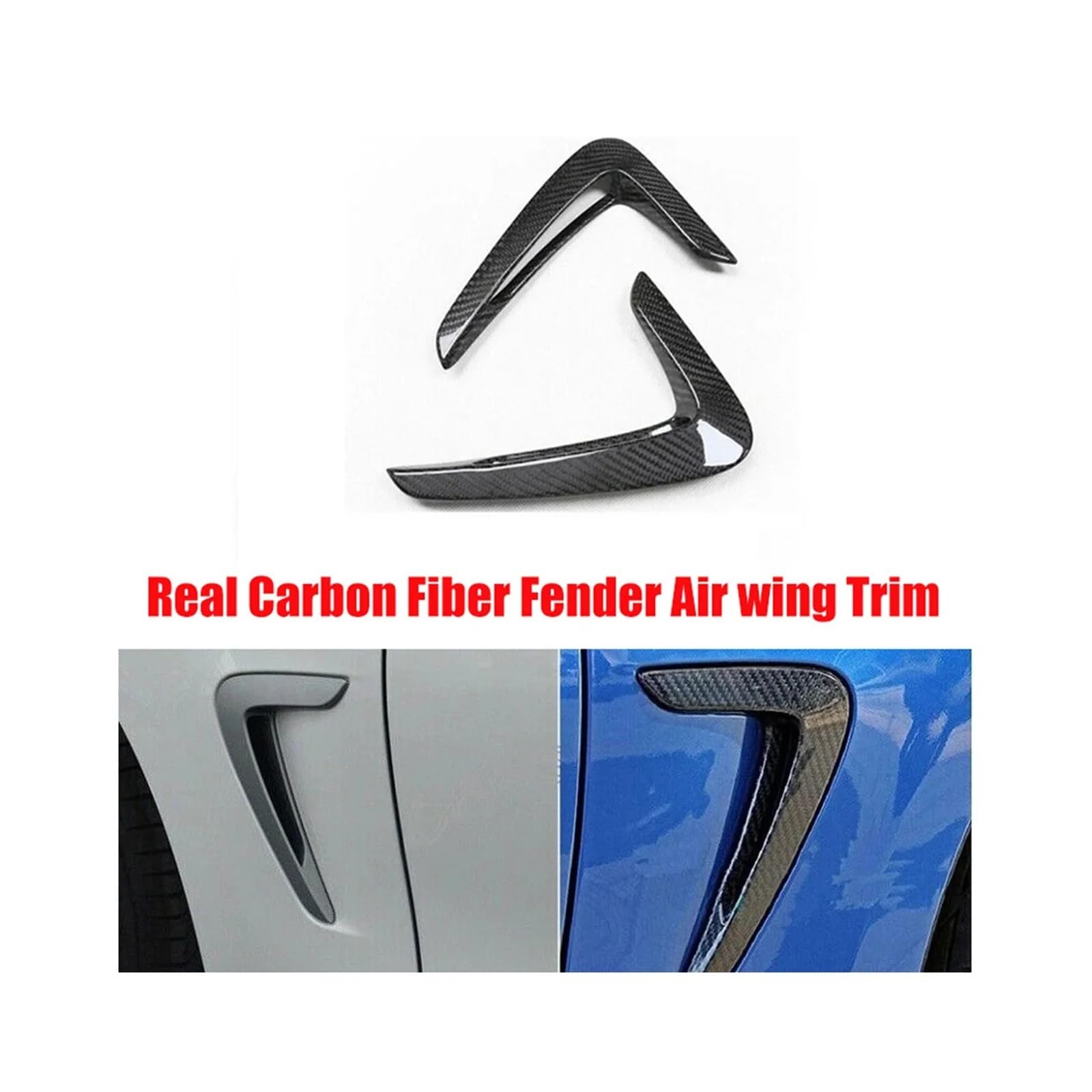 ZZLOWJSN Auto Kotflügel Trim Air Wing Kompatibel for BMW F32 F33 F36 2014-2020 Seite Körper Air Vent Abdeckung Intake Grille ZZLOWJSN Auto Kotflügel Trim Air Wing Kompatibel for BMW F32 F33 F36 2014-2020 Seite Körper Air Vent Abdeckung Intake Grille von ZZLOWJSN