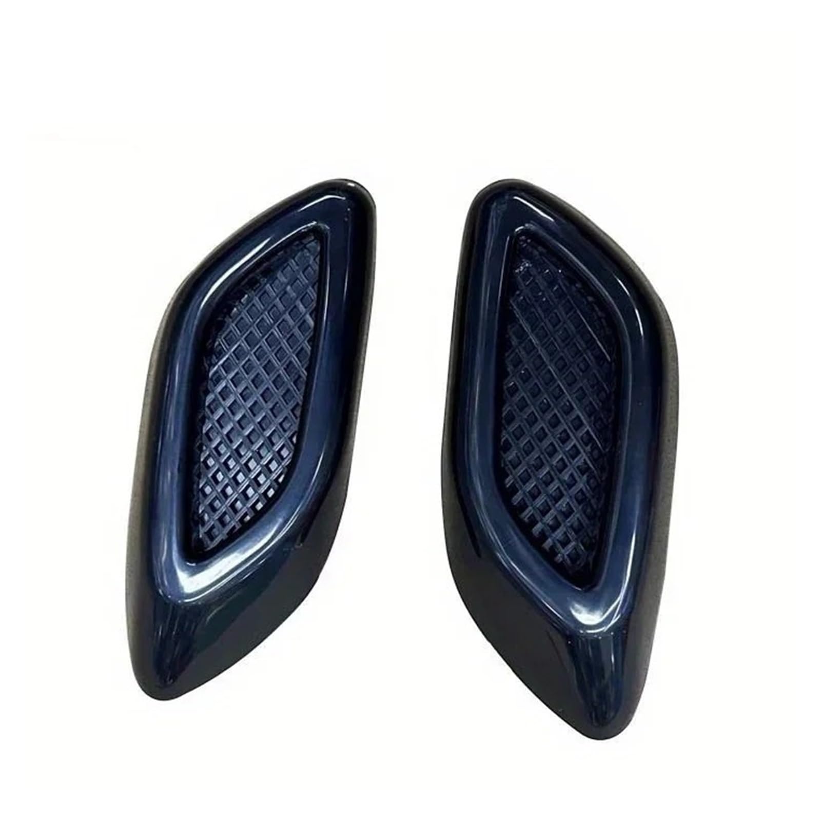 ZZLOWJSN Auto Kotflügel Trim Dekorative Intake Auto Air Flow Stoßstange Seite Vent Aufkleber(2pcs Black) von ZZLOWJSN