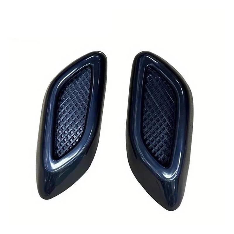 ZZLOWJSN Auto Kotflügel Trim Dekorative Intake Auto Air Flow Stoßstange Seite Vent Aufkleber(2pcs Black) von ZZLOWJSN