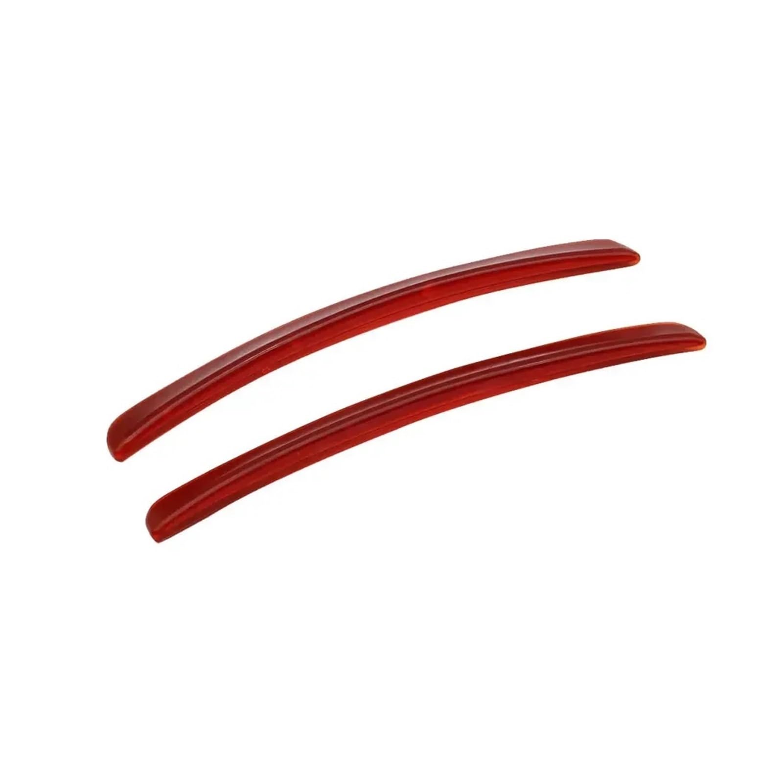 ZZLOWJSN Auto Kotflügel Vents Schutz Abdeckung Rad Augenbraue Bogen Dekoration Streifen Aufkleber Außen Zubehör(Red) von ZZLOWJSN