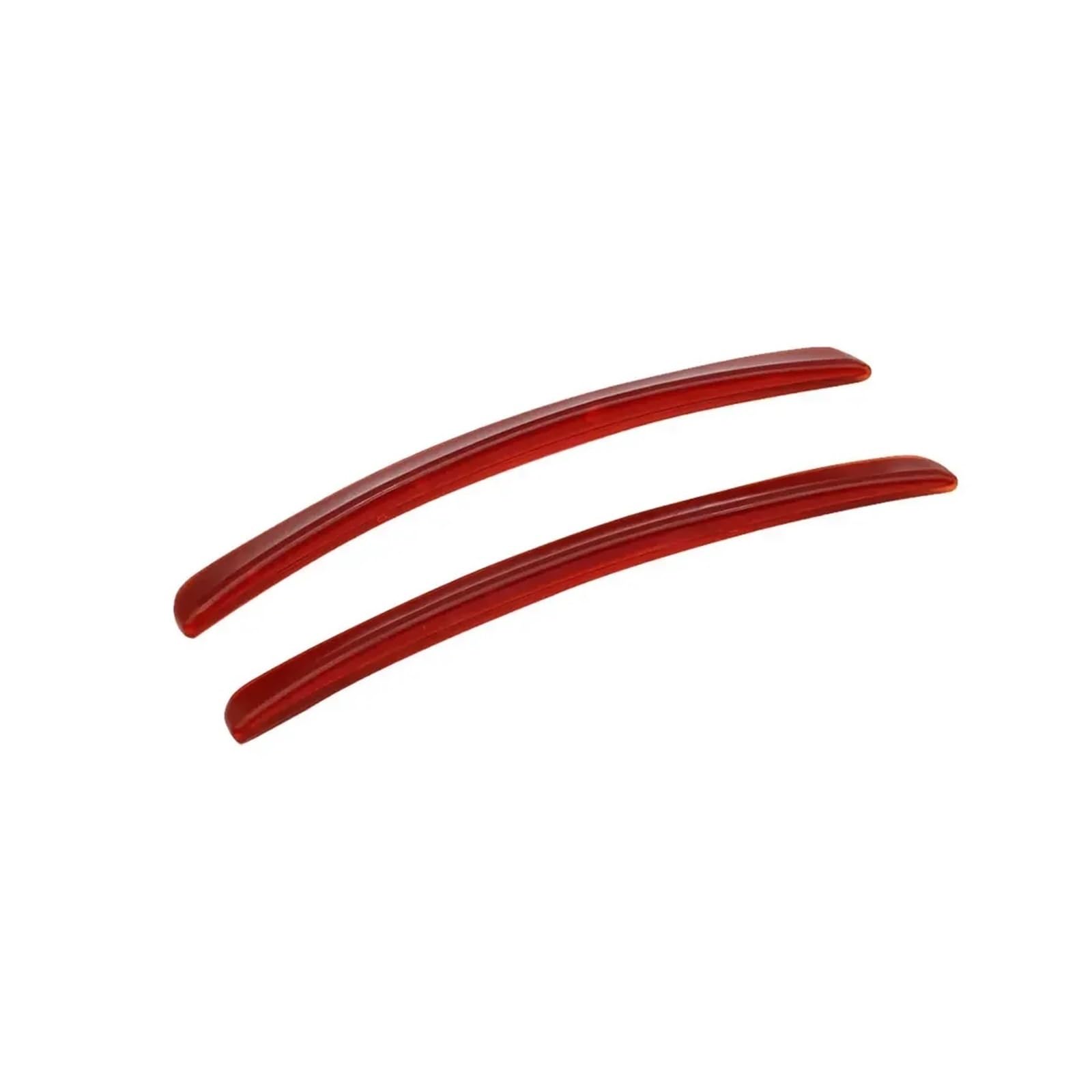 ZZLOWJSN Auto Kotflügel Vents Schutz Abdeckung Rad Augenbraue Bogen Streifen Aufkleber Außen Zubehör(Red) von ZZLOWJSN