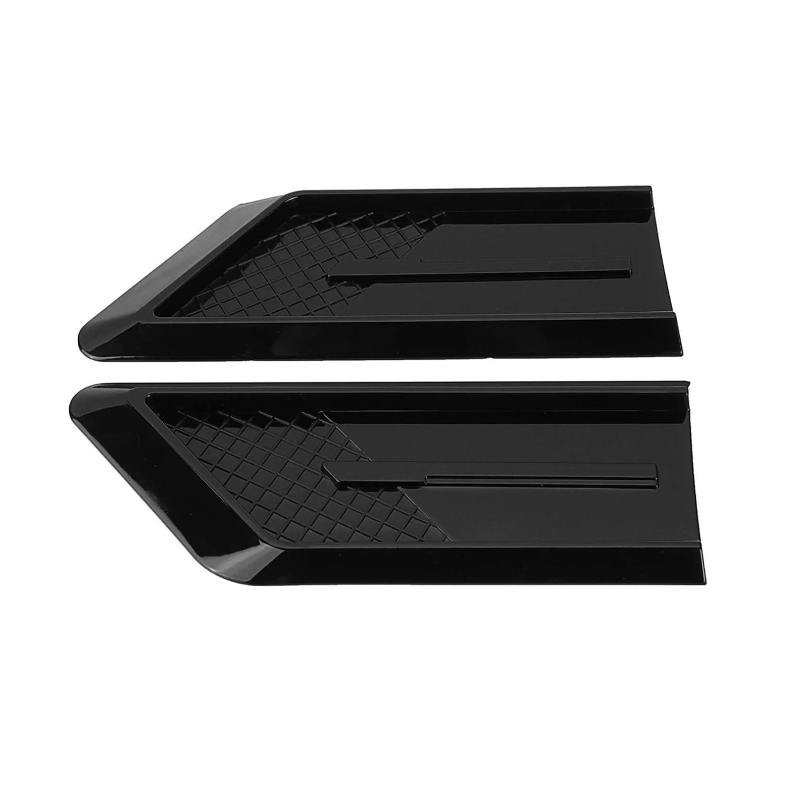 ZZLOWJSN Auto Seite Air Flow Vent Abdeckung Vorderen Kotflügel Trim Aufkleber Kompatibel for Mercedes Benz W212 W176 W205(Black) von ZZLOWJSN