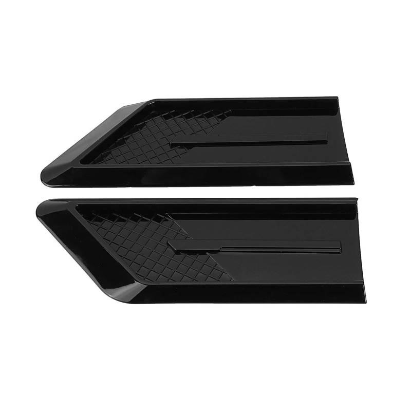 ZZLOWJSN Auto Seite Air Flow Vent Abdeckung Vorderen Kotflügel Trim Aufkleber Kompatibel for Mercedes Benz W212 W176 W205(Black) von ZZLOWJSN