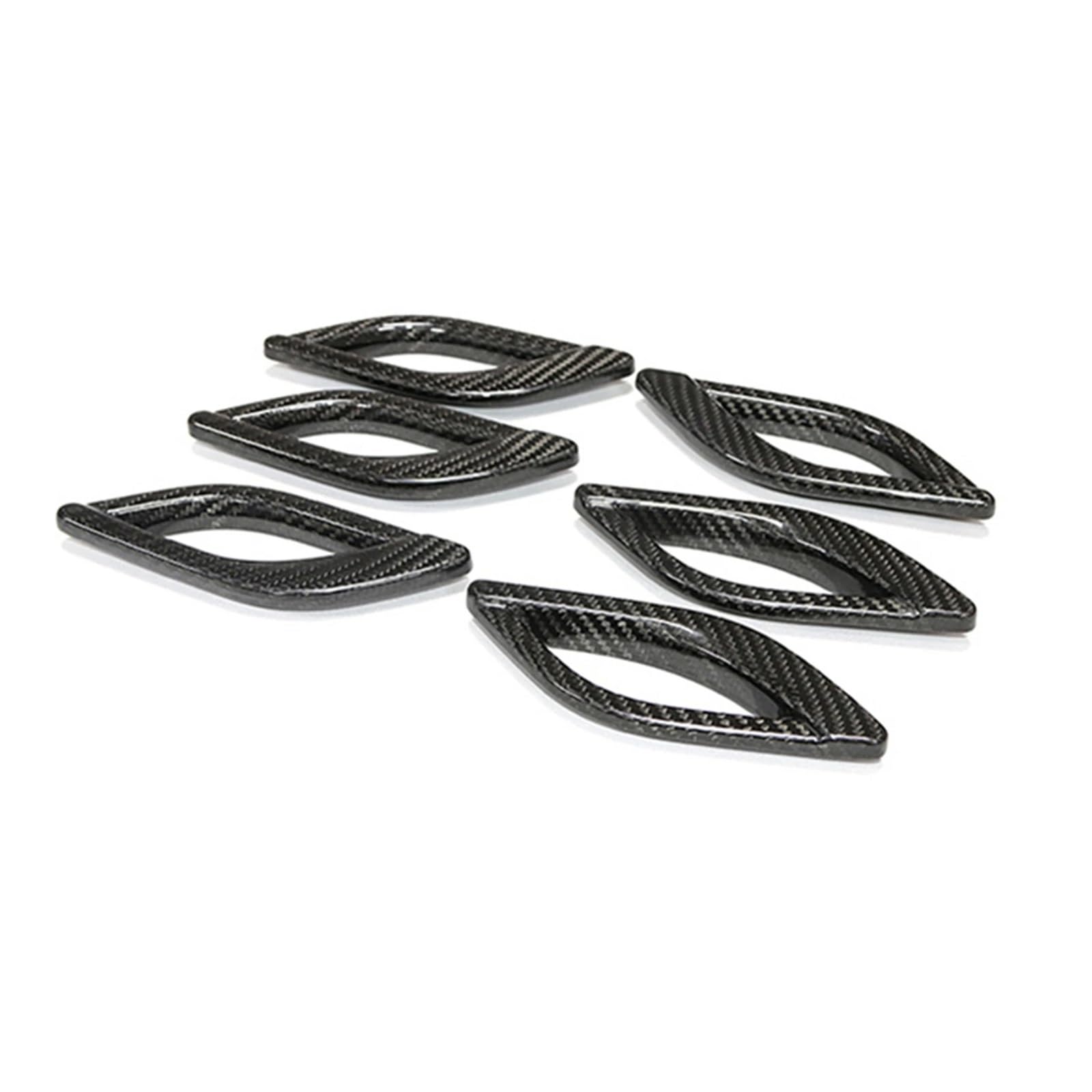 ZZLOWJSN Auto Seite Air Vent Kotflügel Abdeckung Kompatibel for Maserati Ghibli 2014 2015 2016 2017 2018 2019 2020 2021 Außen Zubehör(Levante 2016-2021) von ZZLOWJSN