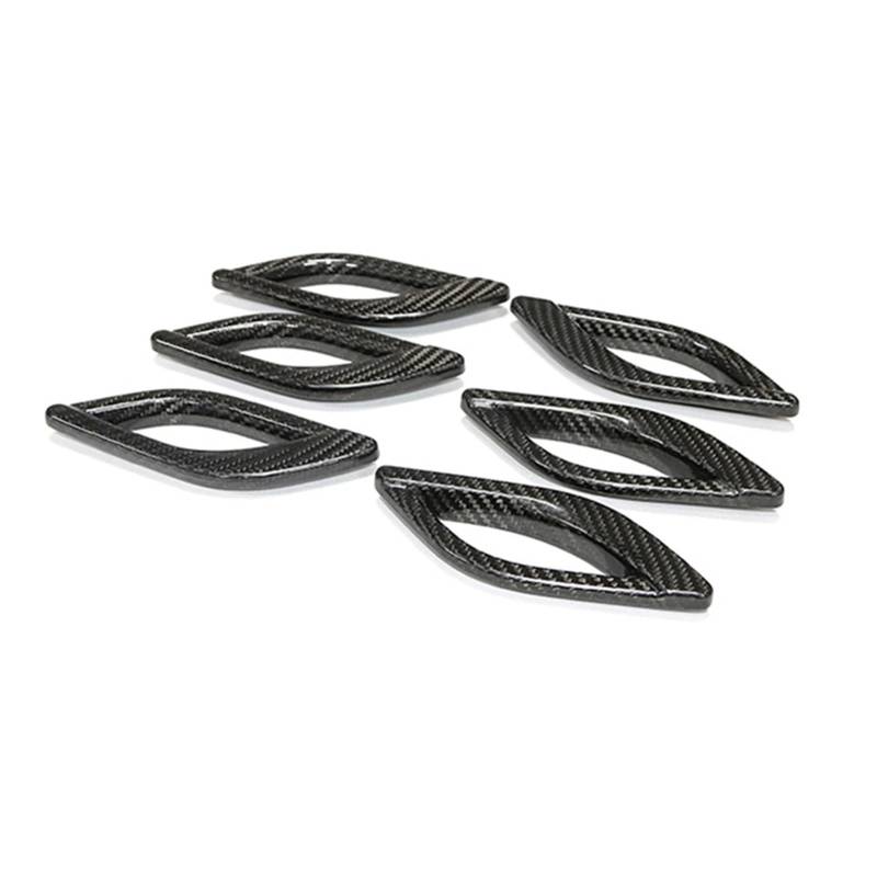 ZZLOWJSN Auto Seite Air Vent Kotflügel Abdeckung Kompatibel for Maserati Ghibli 2014 2015 2016 2017 2018 2019 2020 2021 Außen Zubehör(Levante 2016-2021) von ZZLOWJSN