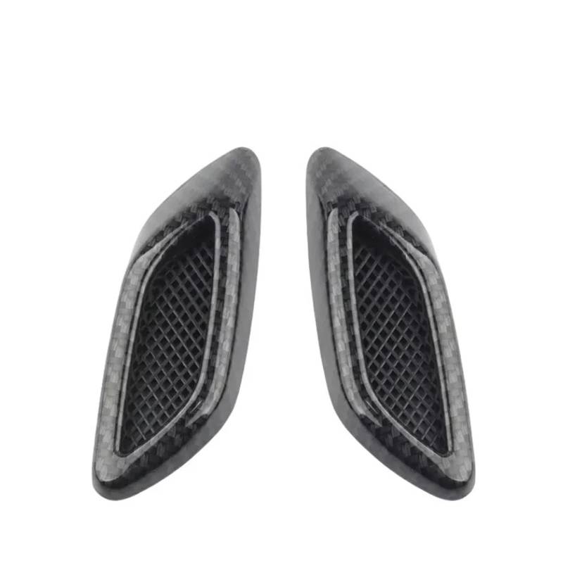 ZZLOWJSN Auto Seite Kotflügel Air Vent Hood Scoop Outlets Abdeckung Kompatibel for VW Dekorative(2PCS Chrome) von ZZLOWJSN