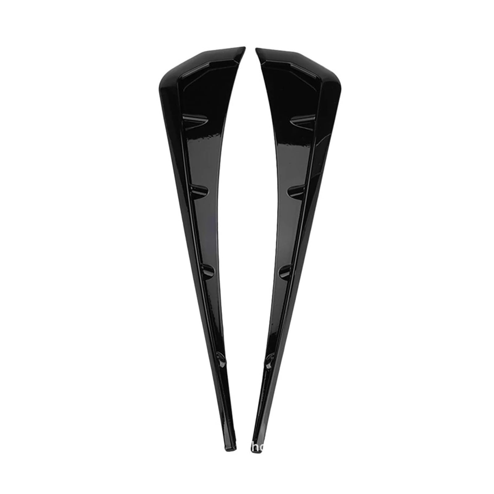 ZZLOWJSN Auto Seite Kotflügel Vent Air Flügel Abdeckung Moulding Trim Aufkleber Haube Intake Zubehör(Black) von ZZLOWJSN