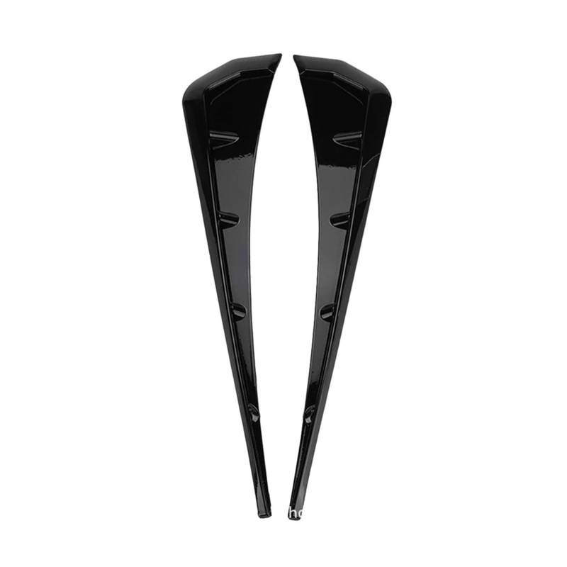 ZZLOWJSN Auto Seite Kotflügel Vent Air Flügel Abdeckung Moulding Trim Aufkleber Haube Intake Zubehör(Black) von ZZLOWJSN
