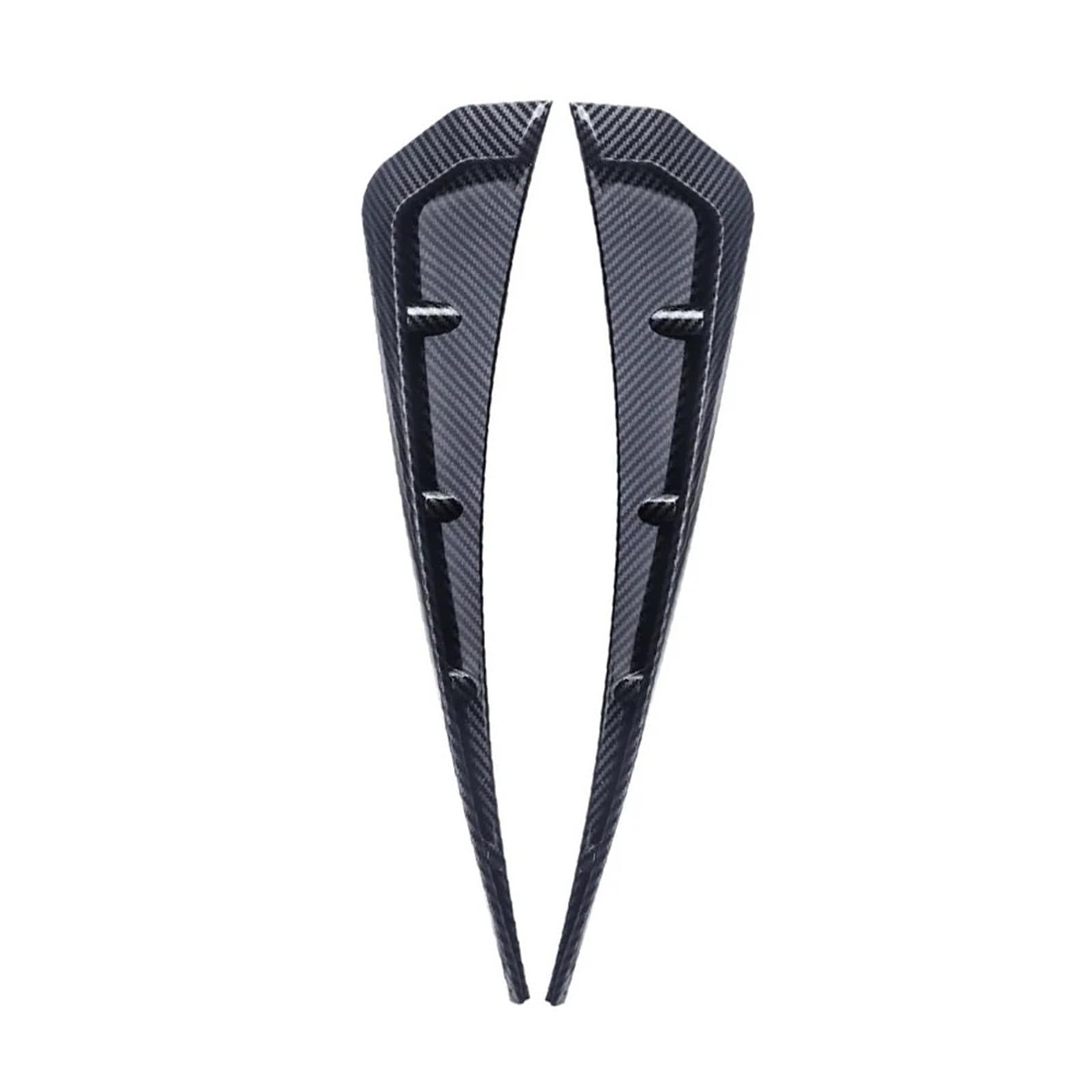 ZZLOWJSN Auto Seite Kotflügel Vent Air Flügel Abdeckung Moulding Trim Aufkleber Haube Intake Zubehör(Carbon Fibre Look) von ZZLOWJSN