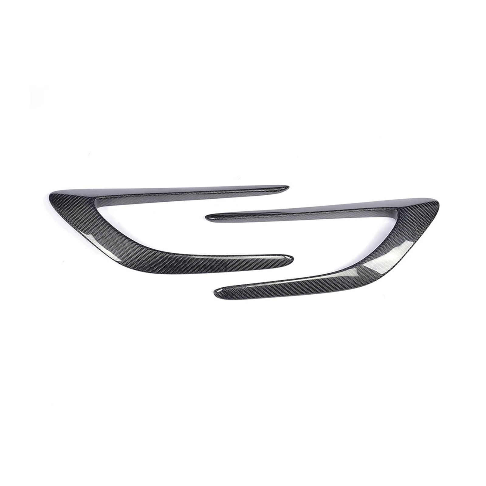 ZZLOWJSN Auto Seite Kotflügel Vents Borte Canards Flossen Kompatibel for Mercedes-Benz C-Klasse W205 C205 C63 AMG Coupe 2015-2017(Carbon Fiber) von ZZLOWJSN