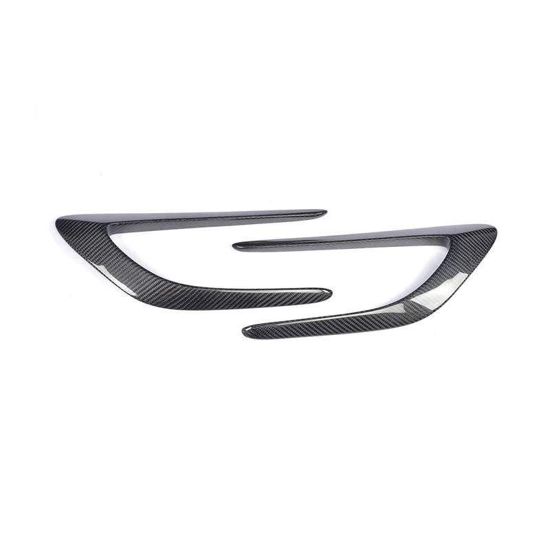 ZZLOWJSN Auto Seite Kotflügel Vents Borte Canards Flossen Kompatibel for Mercedes-Benz C-Klasse W205 C205 C63 AMG Coupe 2015-2017(Carbon Fiber) von ZZLOWJSN