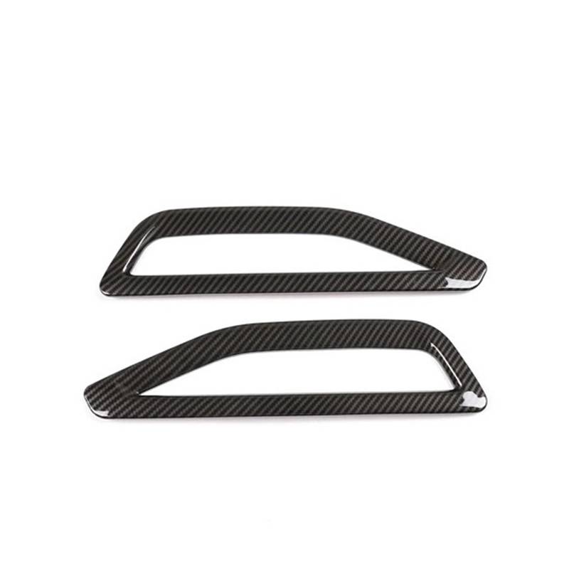 ZZLOWJSN Auto Seite Vent Air Flow Kotflügel Intake Aufkleber Shark Gills Trim Kompatibel for BMW X5 G05 2019-2022 Zubehör(Carbon Fiber) von ZZLOWJSN