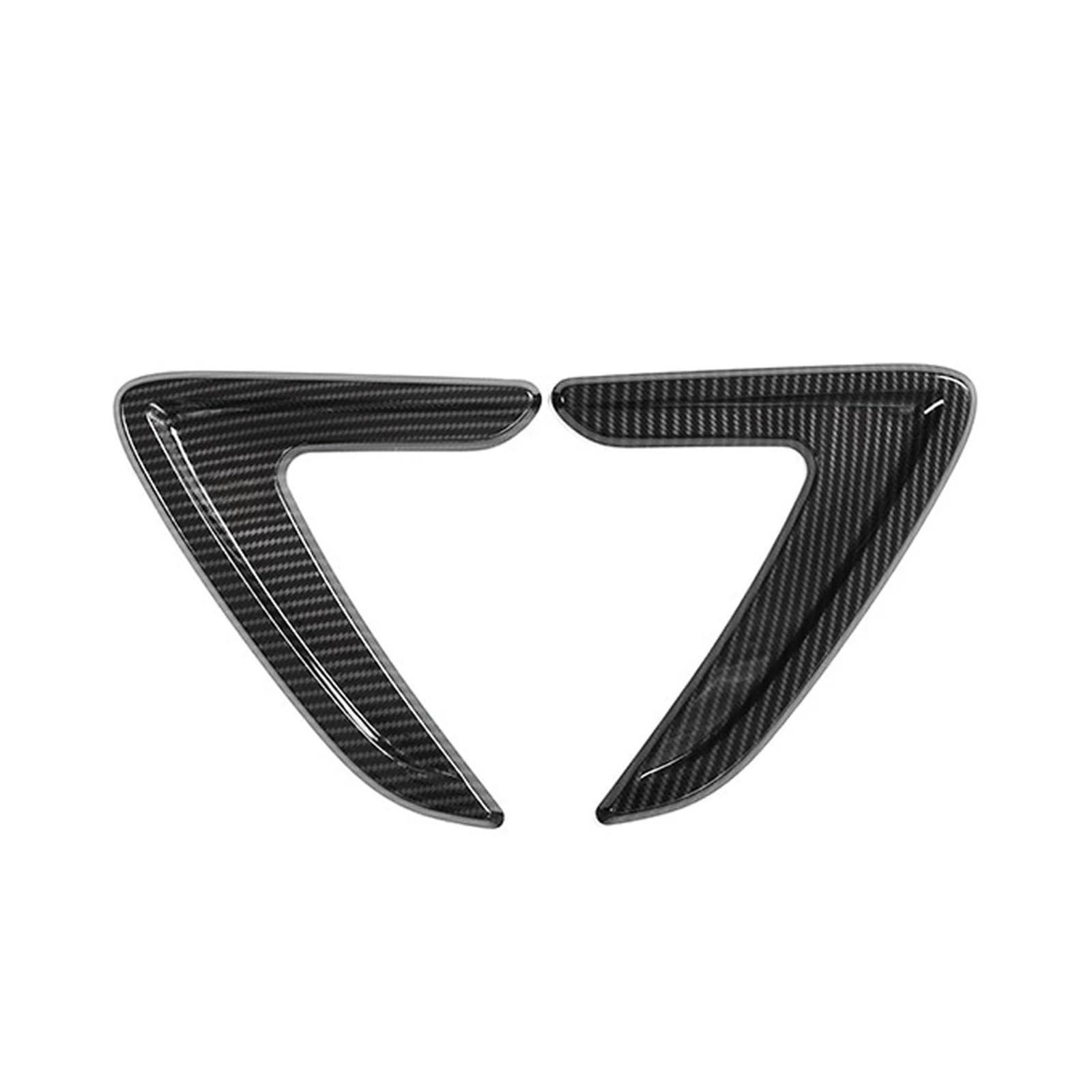ZZLOWJSN Auto-Seitenflügel, Luftstrom-Kotflügel, Grillauslässe, Ansaugöffnungsverkleidung, kompatibel mit BMW 3er F30 2013 2014 2015 2016 2017 2018, 2 Stück(CF) von ZZLOWJSN