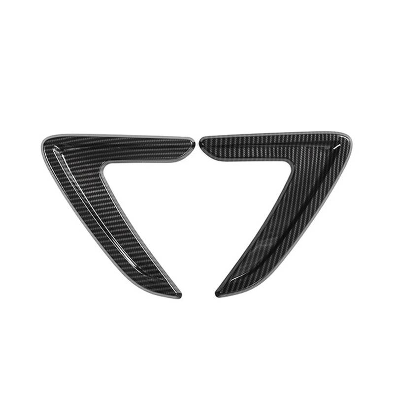 ZZLOWJSN Auto-Seitenflügel, Luftstrom-Kotflügel, Grillauslässe, Ansaugöffnungsverkleidung, kompatibel mit BMW 3er F30 2013 2014 2015 2016 2017 2018, 2 Stück(CF) von ZZLOWJSN