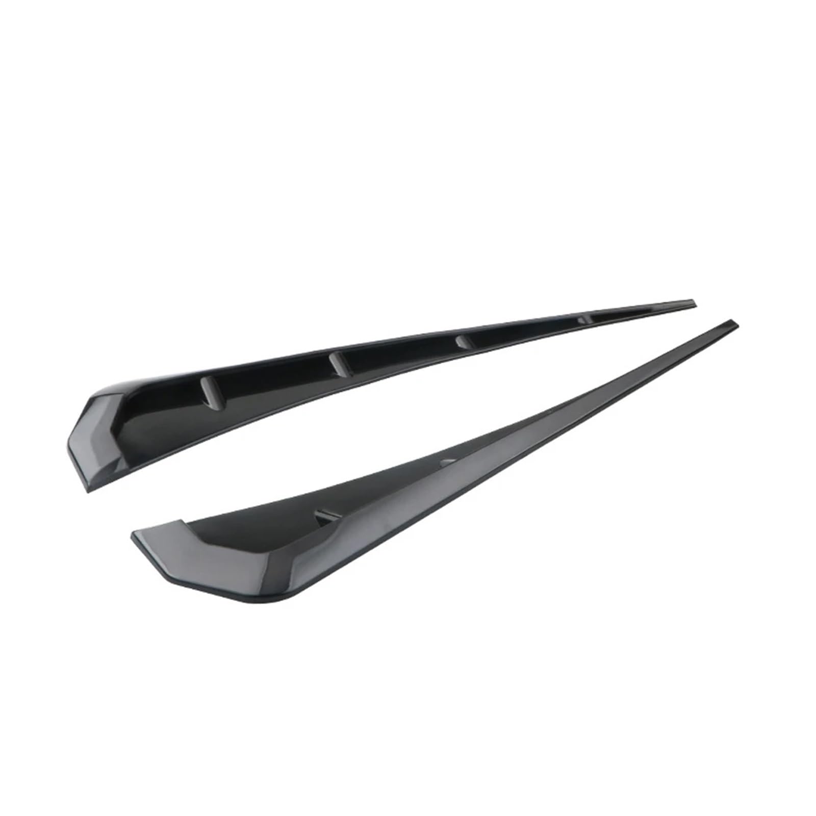 ZZLOWJSN Auto Seitenflügel Kotflügel Entlüftungsluftflügel Abdeckung Formteil Trim Spoiler Aufkleber Karosserieteile Dekoration(Black) von ZZLOWJSN