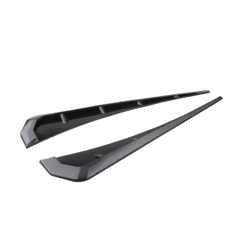ZZLOWJSN Auto Seitenflügel Kotflügel Entlüftungsluftflügel Abdeckung Formteil Trim Spoiler Aufkleber Karosserieteile Dekoration(Black) von ZZLOWJSN