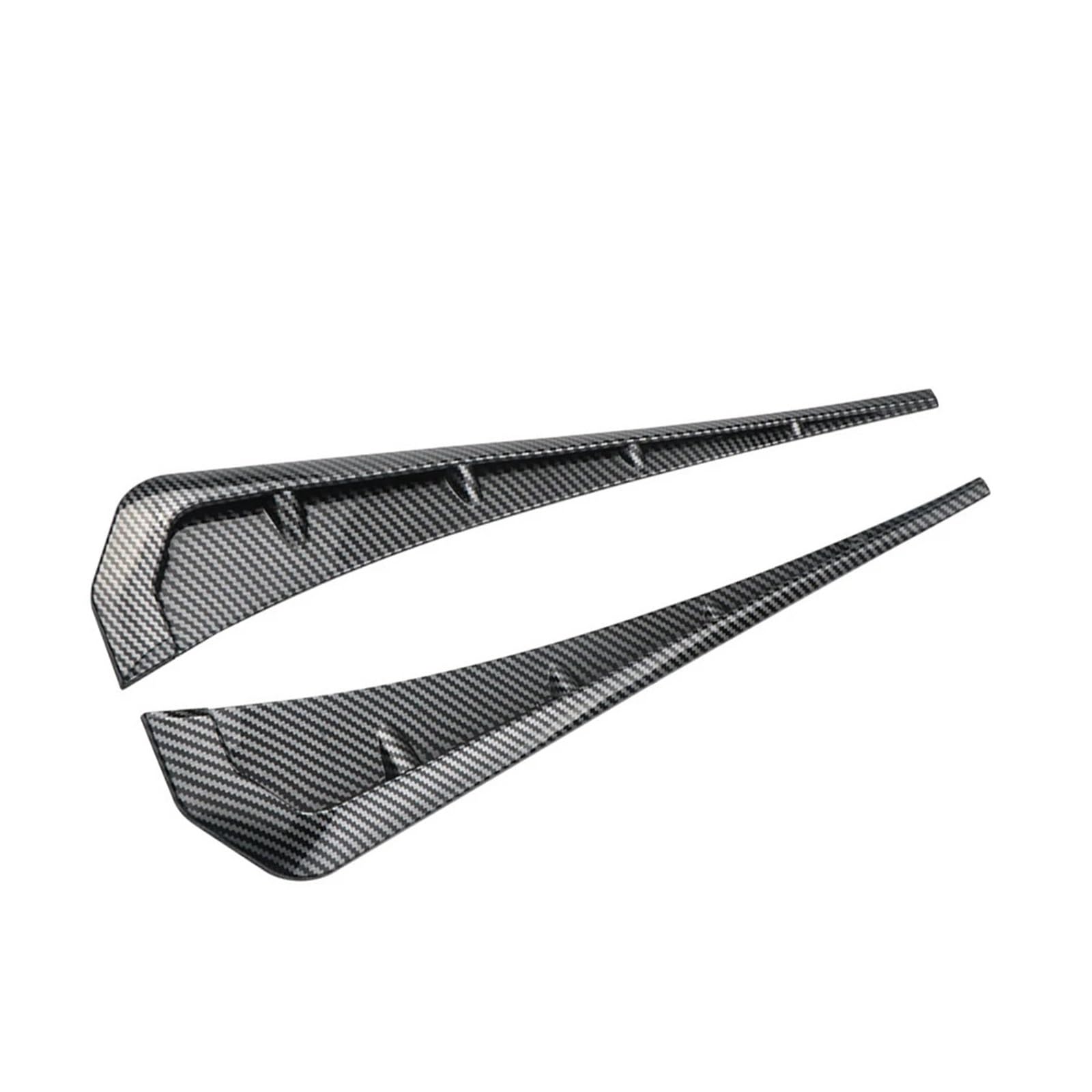 ZZLOWJSN Auto Seitenflügel Kotflügel Entlüftungsluftflügel Abdeckung Formteil Trim Spoiler Aufkleber Karosserieteile Dekoration(Carbon Fiber) von ZZLOWJSN