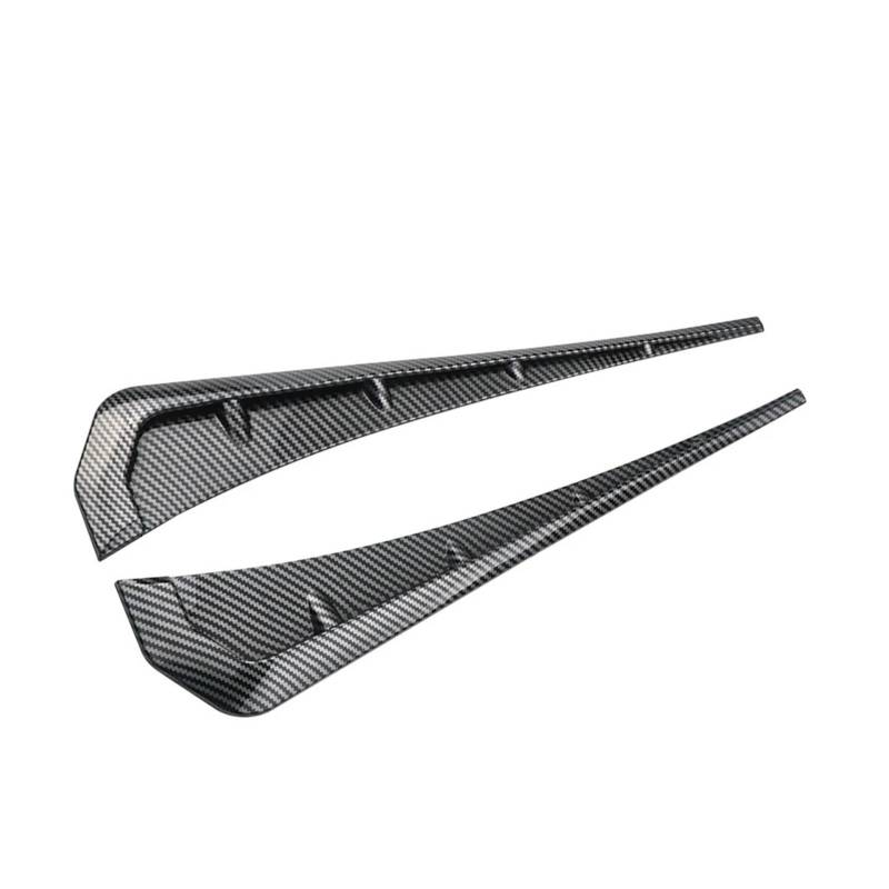 ZZLOWJSN Auto Seitenflügel Kotflügel Entlüftungsluftflügel Abdeckung Formteil Trim Spoiler Aufkleber Karosserieteile Dekoration(Carbon Fiber) von ZZLOWJSN