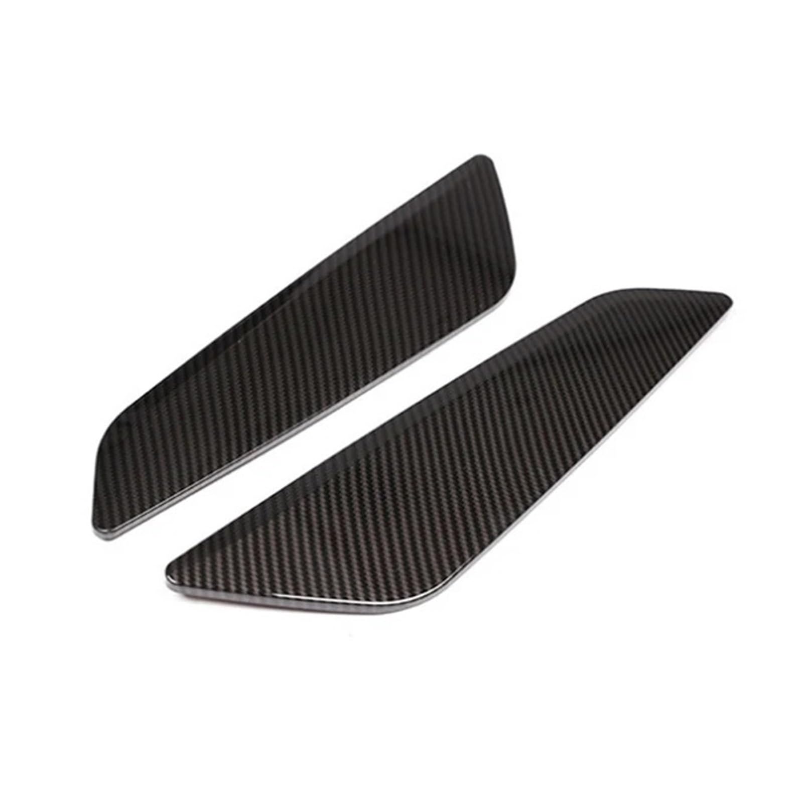 ZZLOWJSN Auto Seitenflügel Luftstrom Kotflügel Grill Outlets Ansaugöffnung Abdeckung Kompatibel for BMW 5 Series G30 2018 2 STÜCKE(Carbon Fiber Look) von ZZLOWJSN