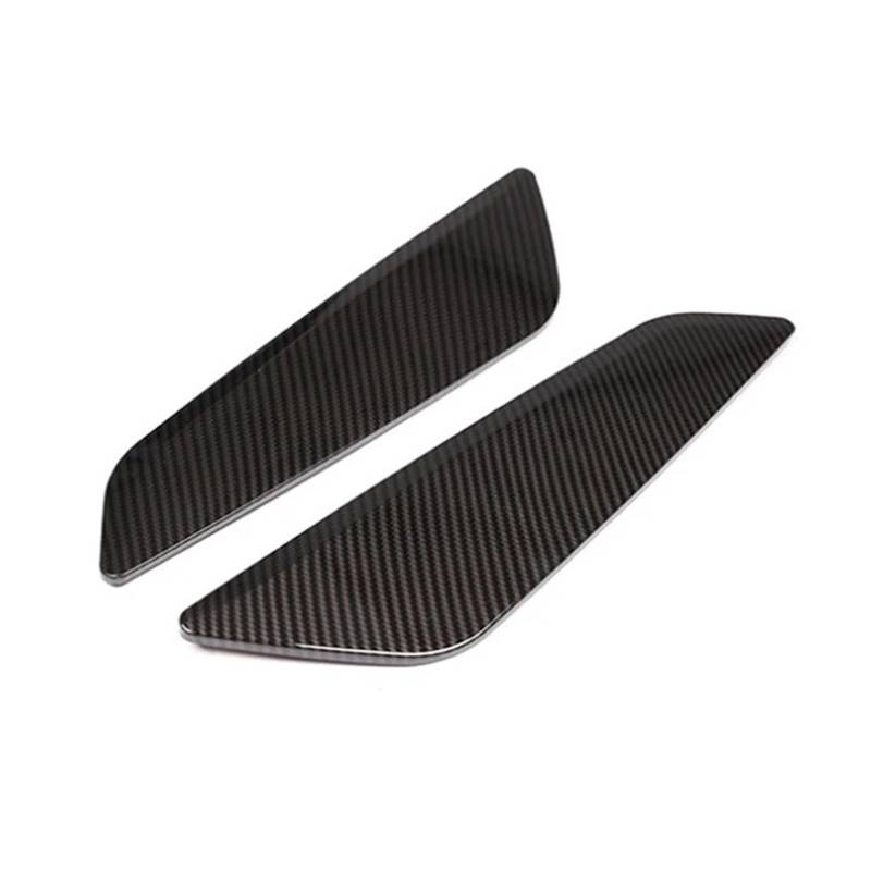 ZZLOWJSN Auto Seitenflügel Luftstrom Kotflügel Grill Outlets Ansaugöffnung Abdeckung Kompatibel for BMW 5 Series G30 2018 2 STÜCKE(Carbon Fiber Look) von ZZLOWJSN