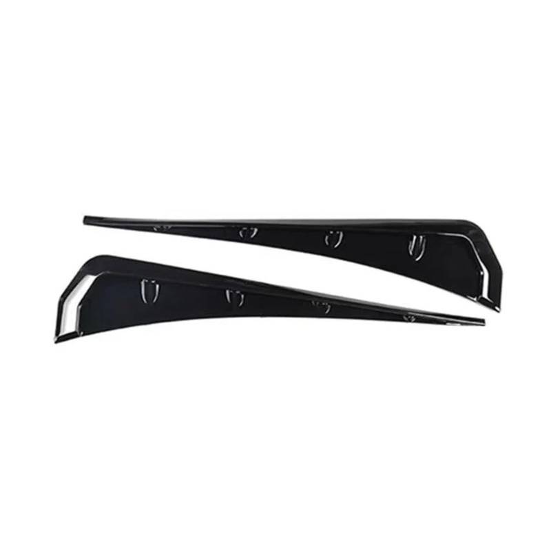 ZZLOWJSN Auto Seitenkotflügel Spoiler Windmesser Air Vent Gill Kompatibel Kompatibel for Civic Tuning Dekor Dekorativ(2PCS Glossy Black) von ZZLOWJSN
