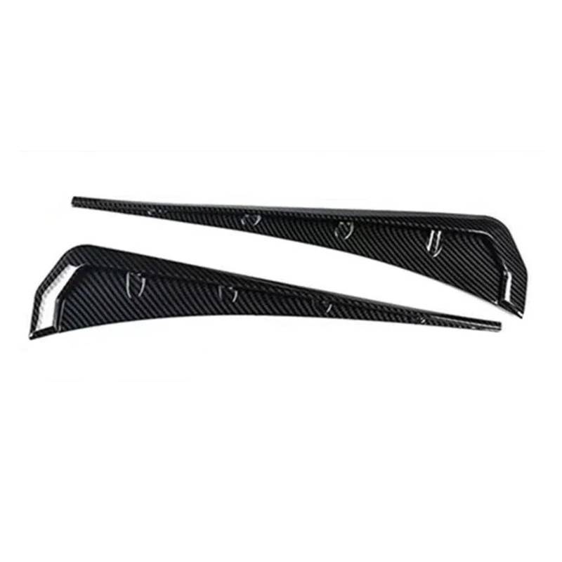 ZZLOWJSN Auto Seitenkotflügel Spoiler Windmesser Air Vent Gill Kompatibel Kompatibel for Civic Tuning Dekor Dekorativ(2Pcs Carbon Fiber Look) von ZZLOWJSN