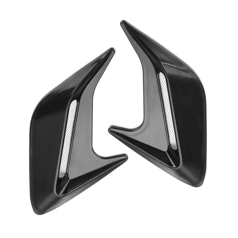 ZZLOWJSN Auto Shark Gills Kotflügel Seite Air Flow Outlets Vent Aufkleber Trim Abdeckung Aufkleber Styling Dekoration(Black) von ZZLOWJSN