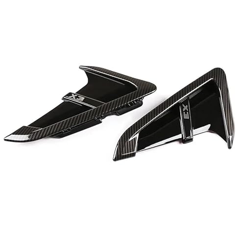 ZZLOWJSN Auto Shark Gills Seite Kotflügel Vent Dekoration Aufkleber Kompatibel for BMW X3 X4 G01 G02 2018-2022 Zubehör(Carbon fibre1) von ZZLOWJSN