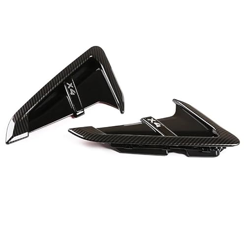 ZZLOWJSN Auto Shark Gills Seite Kotflügel Vent Dekoration Aufkleber Kompatibel for BMW X3 X4 G01 G02 2018-2022 Zubehör(Red) von ZZLOWJSN