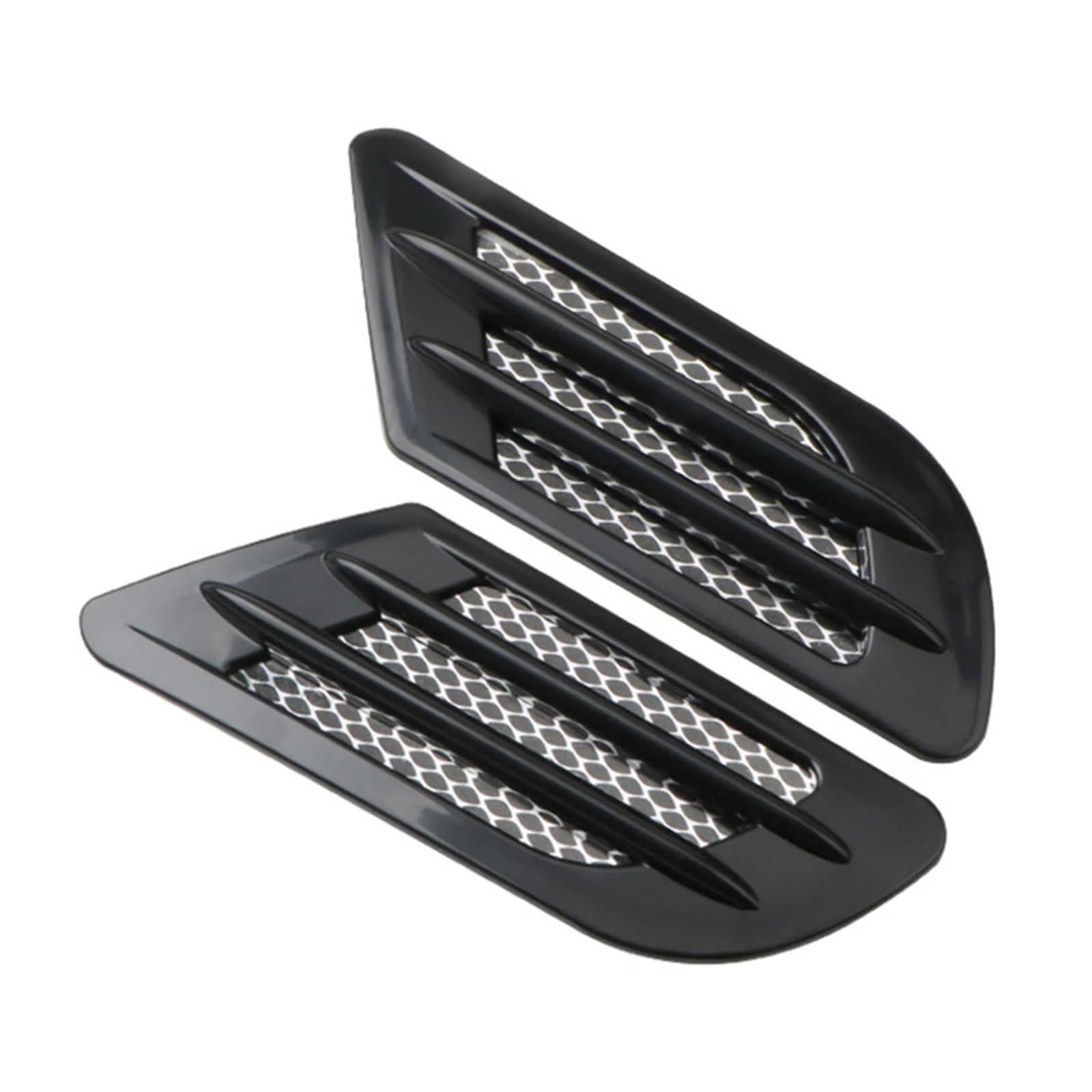 ZZLOWJSN Auto-Tuning Auto Seite Kotflügel Hood Scoop Lufteinlass Abdeckung Kompatibel for Prado 150 120(Black) von ZZLOWJSN