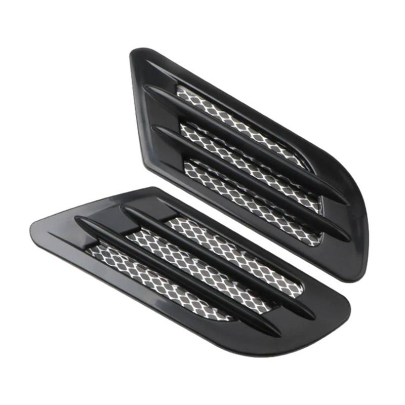 ZZLOWJSN Auto-Tuning Auto Seite Kotflügel Hood Scoop Lufteinlass Abdeckung Kompatibel for Prado 150 120(Black) von ZZLOWJSN