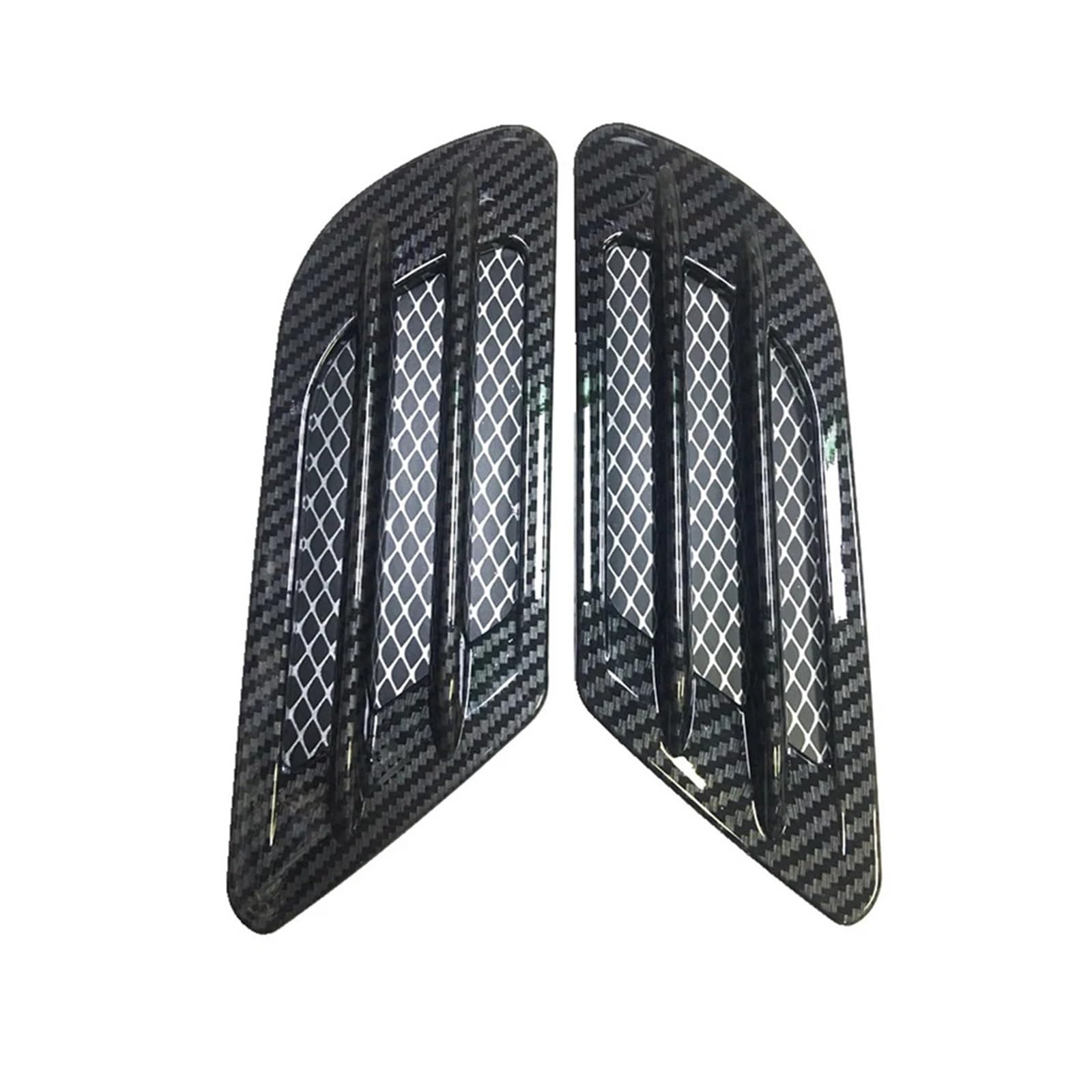 ZZLOWJSN Auto-Tuning Auto Seite Kotflügel Hood Scoop Lufteinlass Abdeckung Kompatibel for Prado 150 120(Carbon Fiber) von ZZLOWJSN