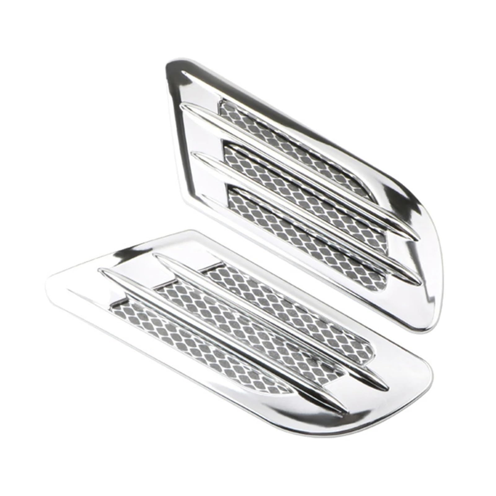 ZZLOWJSN Auto-Tuning Auto Seite Kotflügel Hood Scoop Lufteinlass Abdeckung Kompatibel for Prado 150 120(Silver) von ZZLOWJSN