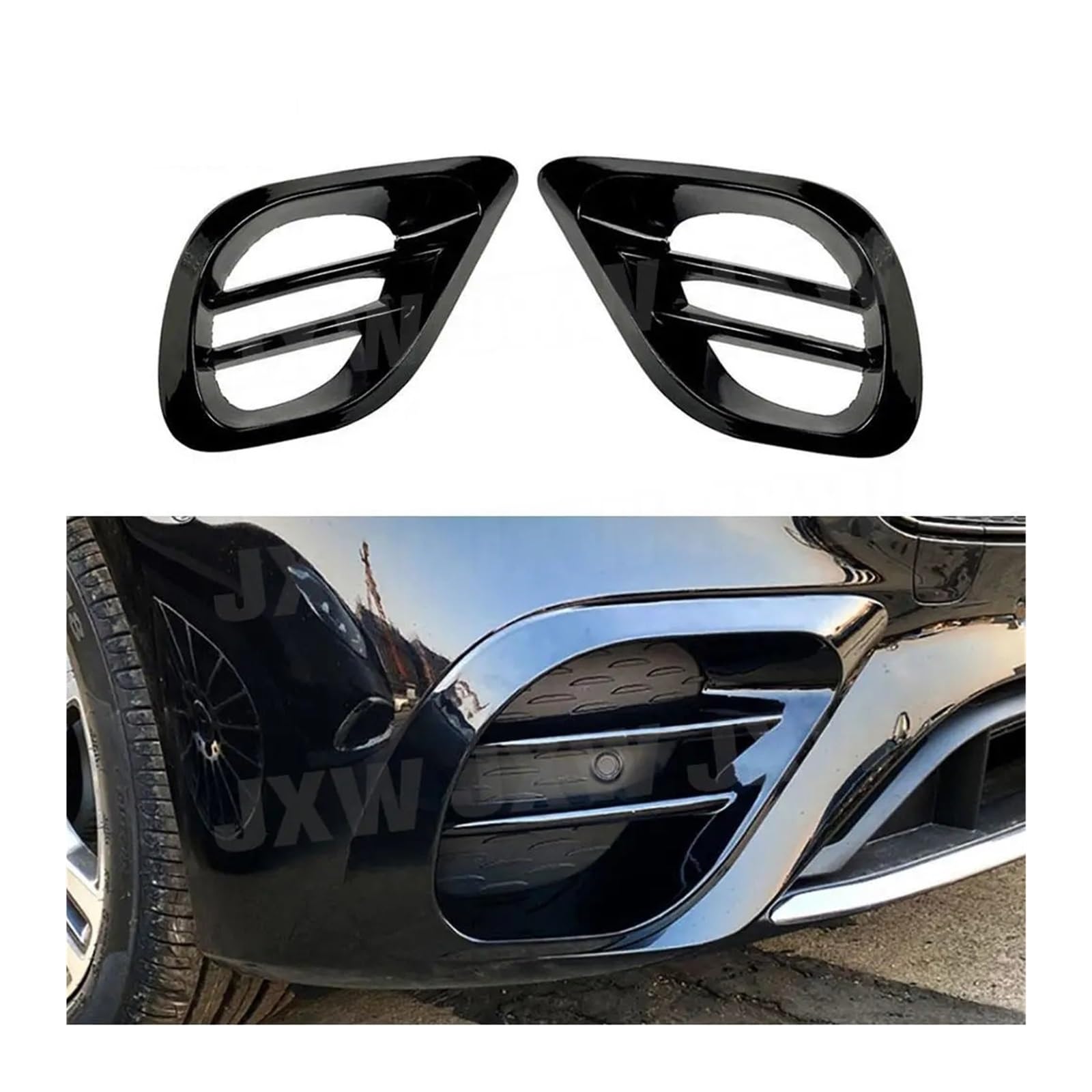 ZZLOWJSN Frontstoßstange Lüftungsgitter Abdeckung Mesh Grillrahmen Kompatibel for Mercedes Benz E-Klasse W213 E260 E300 E53 2021-2023 ZZLOWJSN Frontstoßstange Lüftungsgitter Abdeckung Mesh Grillrahmen Kompatibel for Mercedes Benz E-Klasse W213 E260 E300 E53 2021-2023 von ZZLOWJSN