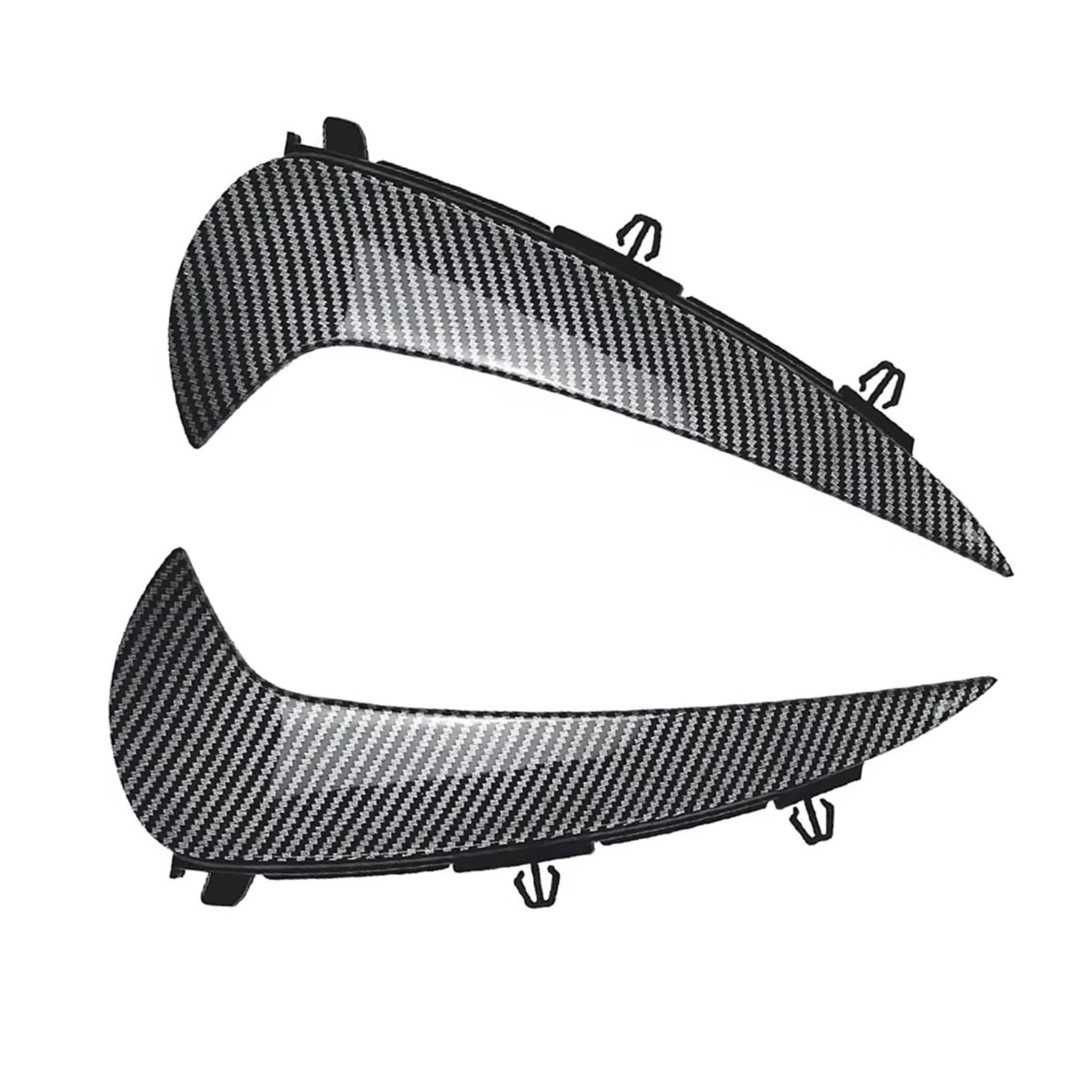 ZZLOWJSN Heckspoiler Seiten-Canard-Splitter Kompatibel for Mercedes Benz GLC-Klasse X254 AMG Line GLC260 GLC300 2023(Carbon Fiber red) von ZZLOWJSN