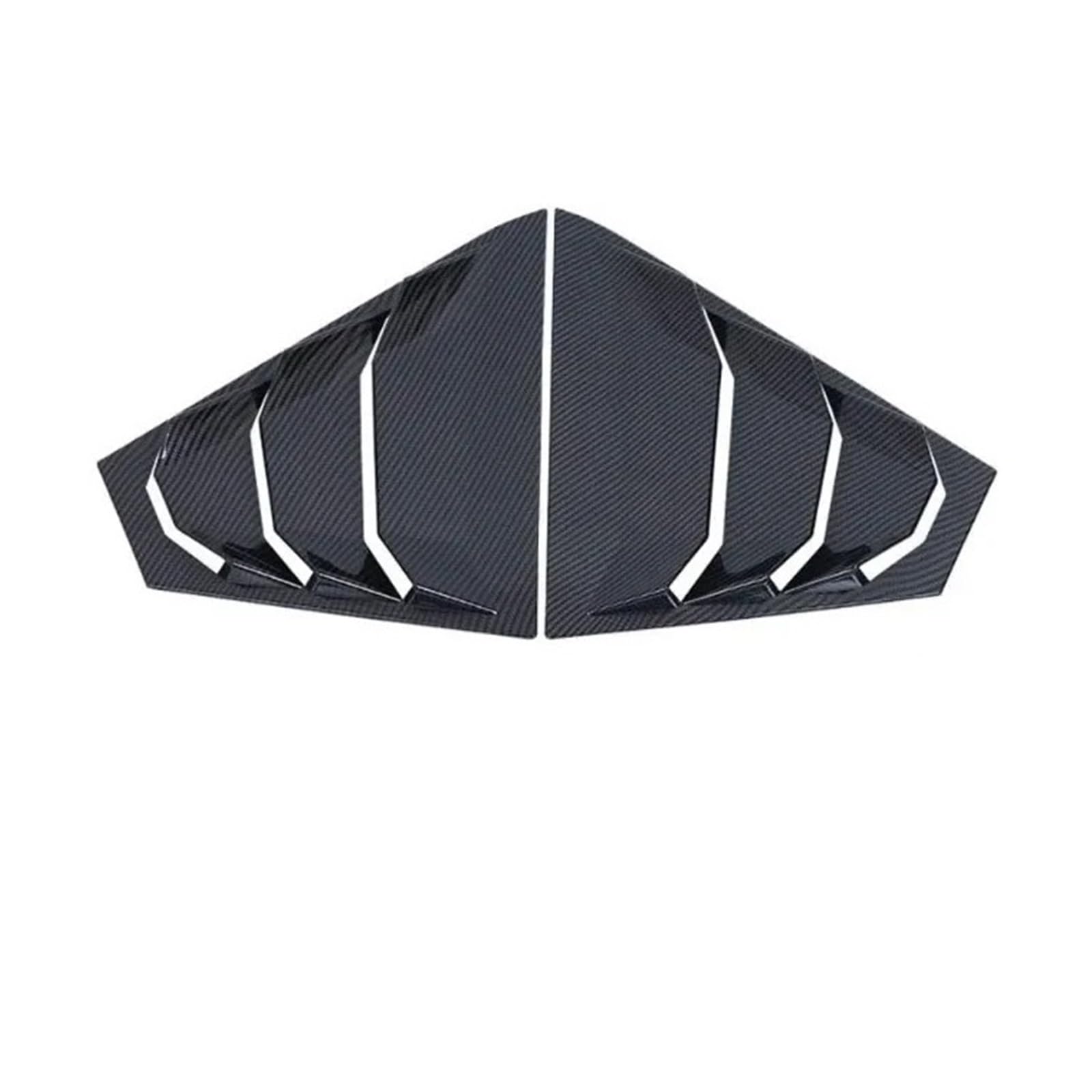 ZZLOWJSN Hinten Seite Fenster Lamellen Air Vent Scoop Shades Abdeckung Jalousien Kompatibel for Nissan Altima Außen 2019-2024 Zubehör(Carbon Fiber) von ZZLOWJSN