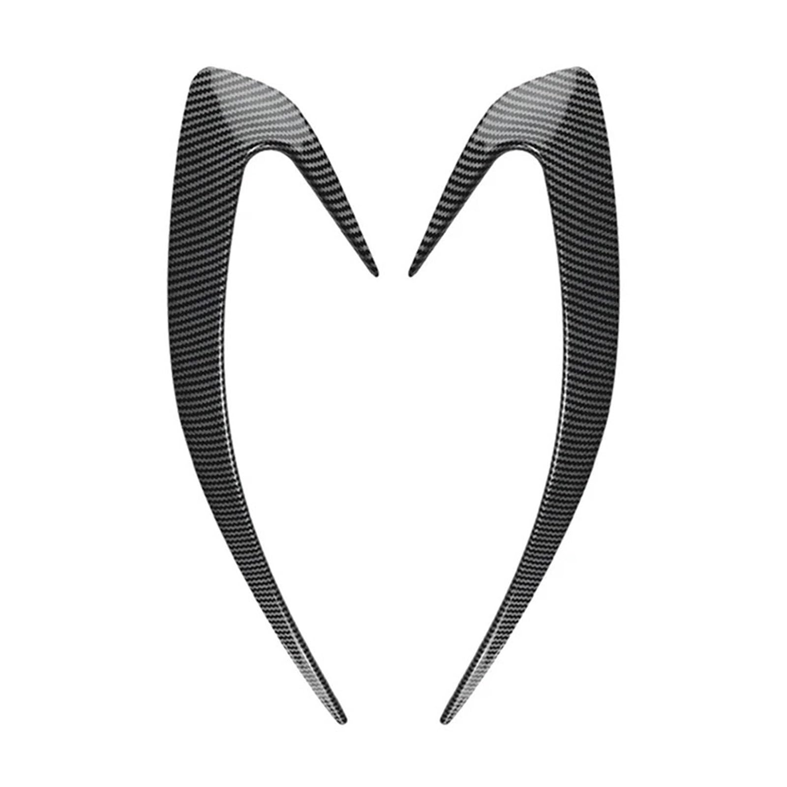 ZZLOWJSN Hinten Stoßstange Seite Air Vent Trimmt Abdeckung Kompatibel for Mazda MX-5 Miata ND 2016-2025 Boot Spoiler Splitter Canard(Carbon Fiber) von ZZLOWJSN
